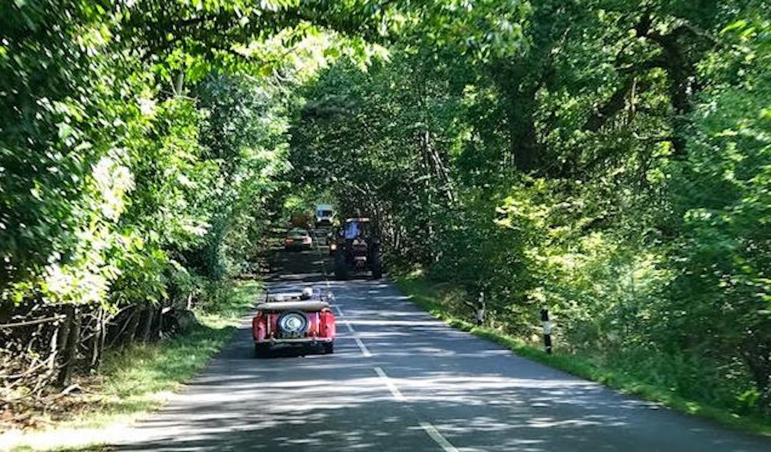 Kent Fiona Penny Bespoke Home Finders sports car in lane